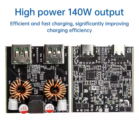140W All Protocol Fast Charging Module 1/2 Channel Super Fast Charging Protection Board Support PD Q