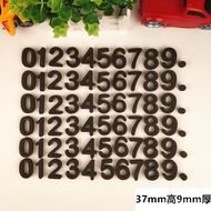 EVA Material ins Style Number Letter Magnet Refrigerator Sticker Home Decoration Creative Black Whit
