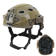 BOOIU ยุทธวิธี PJ หมวกกันน็อก High Cut อิรัก 50-53 ซม.เด็กหมวกกันน็อก Wendy Rail กีฬากลางแจ้งการล่าส