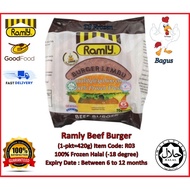 Ramly Beef Burger (1pkt=420g) 100% Halal Fresh Frozen (-18 degree) R03