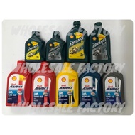 SHELL ADVANCE AX3 SAE40 20W40 AX5 15W40 AX7 10W40 4T MINYAK HITAM ENGINE OIL 2T UNTUK PASARAN MALAYS