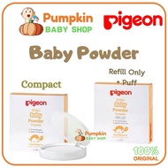 PIGEON Baby Compact Powder Cake Chamomile - Pigeon Baby Compact Powder