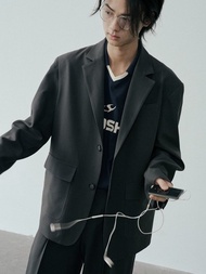 安靜的瘋子 鬆弛感休閒西裝外套