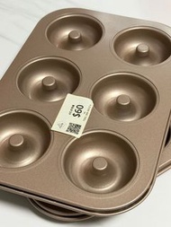 金色6孔甜甜圈烤盤