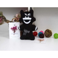 FNAF Nights Five At Freddy's Purple Brown Black Bear Plushie Xmas Gift Toy