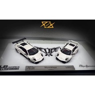 Error 404 1/64 Lamborghini Murcielago LP640 LBWK CAR SET Pearl White