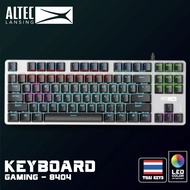 คีย์บอร์ดเกมมิ่ง Altec Lansing Mechanical Brown / RED / Blue Switch Gaming Keyboard TKL รุ่น GK8404