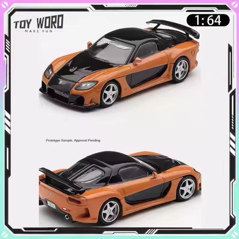 New Mini Gt 1:64 Scale Mazda RX-7 VeilSide Fortune Modified Sports Car Diecast Model Blister Card Pa