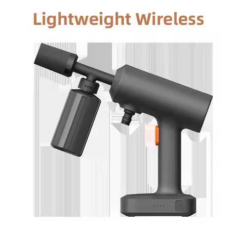Wireless Car Washer 2: Cordless Design, 1.5MPa Pressure, 160L/h Flow Water, 3 Spray Modes, 2000mAh B