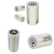 4PCS Translucent AA To Size D Battery Converter Adapter Case AA Battery Case