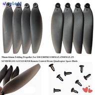 ELO Remote Control Drone Parts, Universal Plastic Folding Propeller Blades,  Black 58mm/66mm Quadcop