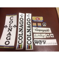 Colnago vintage Transparent Bicycle Stickers