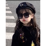 Children Children's Beret Baby Korean Version Fashion Parent-Child Painter Hat Girls Casual Pumpkin 