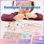 Children's Toys Girls Beaded Educational Handmade diy Production Material Package Bracelet Necklace