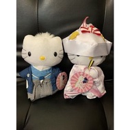 兩隻299 hello kitty 娃娃 日式結婚風 款 新郎 新娘 kt可愛 三麗鷗 收藏