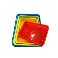 Rectangular Basin / Rectangle Tray / Multipurpose Tray / Accessory Tray /Small Colour Plastic Rectan