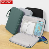 GOOJODO Tablet Sleeve Bag 7.9-12.9 inch for iPad Samsung Sleeve Bag Cover Shockproof Pouch Multi Poc