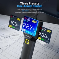 Xueqing FNIRSI SAG-55 550W Hot Air Gun with Stand Rework LCD Digital Hair Dryer Adjustable Temperatu