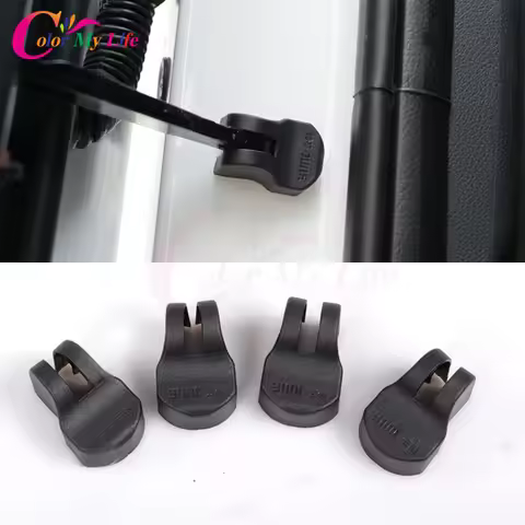 4 Pieces/Set ABS Black Car Door Stopper Protection Cover for Kia Soul K2 K3 K4 K5 Cerato Forte Quori