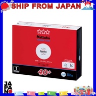 Nittaku 3-Star Premium Clean Table Tennis Balls (3 Pack) - Anti-Viral & Anti-Bacterial