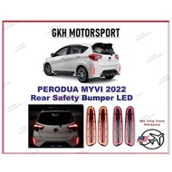 PERODUA MYVI MG3 GEN3 MYVI NEW 2021 2022 2023 REAR BUMPER REFLECTOR LED LAMP LIGHT WITH RUNNING DYNAMIC LIGHT BRAKE