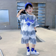 ANGUGU Childrens Fashion 2PCS（Tops+Shorts）High Quality Korean Shorts for kids boys clothes 3 to 4 to