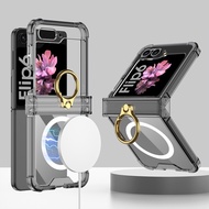 Z Flip6 Case for Samsung Galaxy Z Flip 6 Z Flip6 Z Flip 5 Z Flip 4 Z Flip 3 Magnetic Wireless Chargi