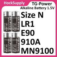 [4pcs] TG-Power N Size LR1 Battery Alkaline 1.5V 910A E90 MN9100 (GP N Equivalent)