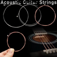 ANGINGBAOMN Classical Acoustic Guitar Strings, Bronze Color Stainless Steel Copper Folk Guitar Strin