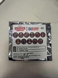 stranger things pin batch 怪奇物語 襟針扣針 周邊週邊 盲袋 盲抽 盲盒 blind box merchandise merch 8 degree north
