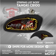 CB 100 Striping CB Tank Sticker C100 Sticker | CB100 | CB10010