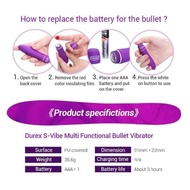 Durex Play Vibrator S Vibe Waterproof + Durex Play Lubricant