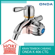 KRAN CABANG ONDA K 406 CTG 1/2" - Keran Dobel WC Shower Kamar Mandi