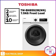 Toshiba 7.5KG Washing Machine Inverter Front Load TW-BH85S2M(WK) TWBH85S2MWK /  TW-BL85A2M(SS) (Grey