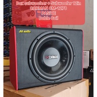 Ready Stock Box Speaker Sub + Speaker Sub 12Inch Carman Cm-1278 Pasive