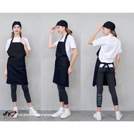 <apron>apron barista barista apron/ chef apron/ plain black apron