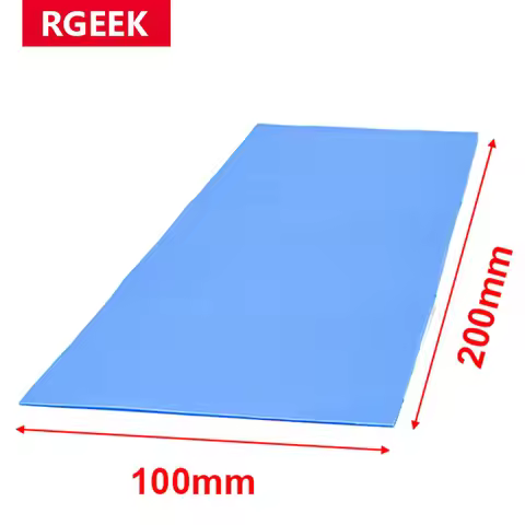 High Performance 6.0 W/mK 100*200mm Thermal Paste Pad Conductivity CPU Heatsink Cooling Conductive S