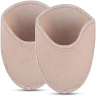 Toe Pouches Pads, 1 Pair Soft Anti-Slip Ballet Dance Pointe Shoes Toe Pads Feet Protector Caps, Fore