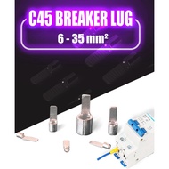 Fishtail Breaker Copper 1 C45 PTBN DTLC Pin Terminal No. 4-35 Mm2 Cable Lug