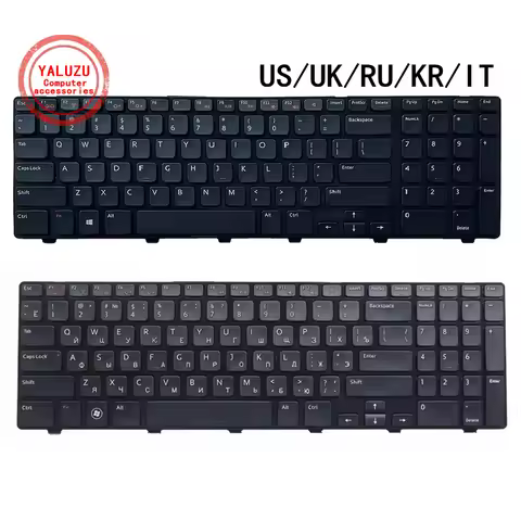 US/UK/RU/KR/IT NEW Laptop Keyboard For Dell Inspiron 17R 572 7720 N7110 XPS 17 L701X L702X Vostro 37