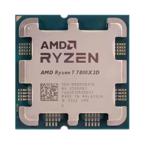 Ryzen 7 7800X3D CPU R7 7800X 3D Processor for A620 B650 B650E X670E 4.2 GHz 8-Core 16-Thread Socket 