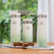 Outdoor Water Bottle Thermos Cup Gradient Color High-value Light Portable 316 Stainless Steel Sealed