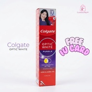 Colgate Optic White Purple SET (1 Gets 3 Pieces + FREE IU Card)
