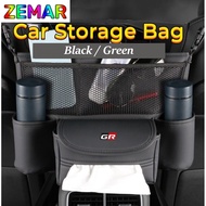 Toyota GR Car Center Console Storage Bag Armrest Box Tissue Cup Holder Multifunctional Storage Bag f