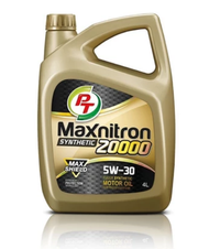 PT Maxnitron Synthetic 20000 5W-30 น้ำมันเครื่องสังเคราห์แท้ ขนาด 4 ลิตร