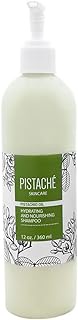 Pistaché Skincare Pistachio Oil Shampoo (Rich Pistachio Biscotti Scent) + Hydrating and Nourishing + Deep Moisturizing + Vitamin E + Paraben and Sulphate Free, 12 oz