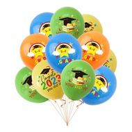 (5pcs)12 inches Graduation Balloon Graduation  Convocation Balloon Convo Balloon  Ceremony Scene Lay