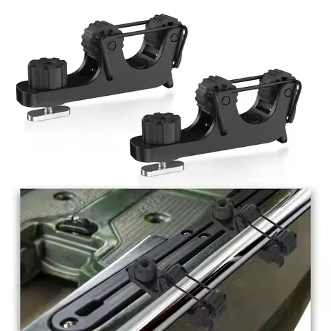 2 PCS Extend Kayak Paddle Holder Kayak Track Mount Accessories for Holding Standard Paddle Kayak Oar