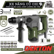 Dekton DK-RH3002XPRO 2-function chisel drill, capacity 1050W, impact force 4.8J, SDS Plus bit