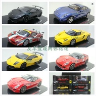 1: 43 HOTWHEELS Hot Wheels 599XX LP670 GTO 612 GT2 Enzo Alloy Model